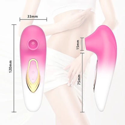Sucking Vibrator Powerful Nipple Clit Sucker Vagina for Women Clitoris Vacuum Stimulator Female Masturbator Sex Toy for Adults