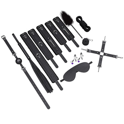 BDSM Verstellbare Riemen Bettfesseln Sex Bondage Kit Für Paare Handschellen Fußfesseln Mit Bondage Set SM Erotikspiele Sexspielzeug