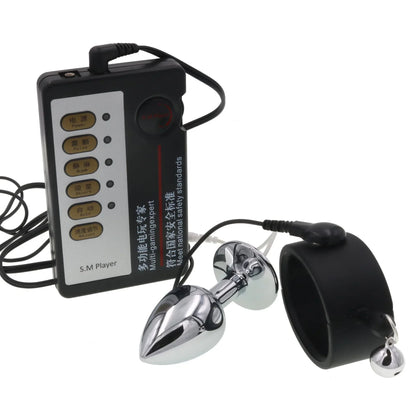 Anillos de masaje, juguetes sexuales para hombres, accesorios exóticos, juguetes, descargas eléctricas, electroestimulación, anillo para el pene, electrochoque para el pene.