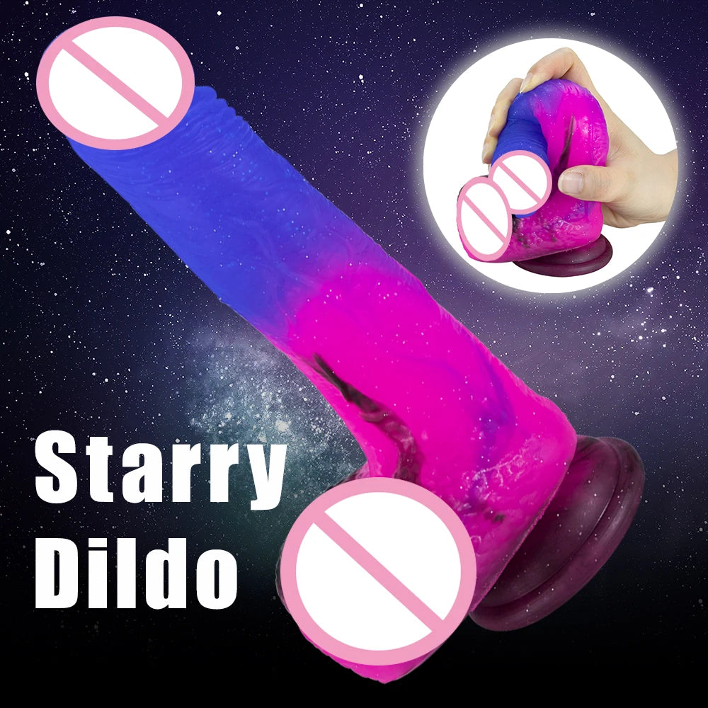 Regenbogen Dildo Penis Sexshop Erwachsene Sex Spielzeug Für Paare Consolador Anal Saugnapf Lesben Dick Strapon Gode Sodomie Jouet Sexuel
