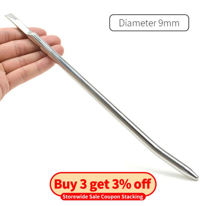 Juguetes sexuales para adultos para hombres, dilatadores de pene, catéteres de acero inoxidable con cabeza lisa, dilatadores uretrales.