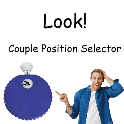 Couple Game Night Intimacy Couple Position Selector Love Game Roulette,Date Night, Gaming Gifts Adult Party Interactive Games