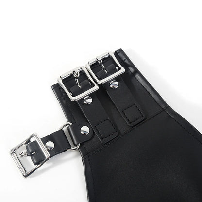 Máscara de cuero con capucha para SM, arnés de bondage BDSM, mordaza, máscara con bola, mordaza para la boca, fetiche erótico, restricción de esclavos, juguetes sexuales para parejas.