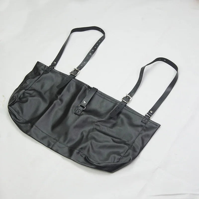 Camisa de fuerza BDSM / Brazalete, Brazalete de cuero de lujo, Guantes de bondage para la espalda, Juguetes sexuales para parejas, Sex Shop