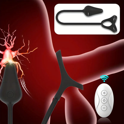 Männliches Sexspielzeug Vibrierender Penisring Vibrator Dildo Anal Butt Plug Prostata Massager Erwachsene Sexspielzeug für Männer Frauen Paare Stimulator