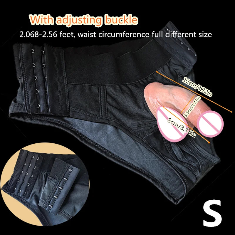 Superweicher Dildo, stressabbauendes Sexspielzeug in Form einer Figur, tragbarer künstlicher Penis von Frau zu Mann oder von Mann zu Groß, Coup