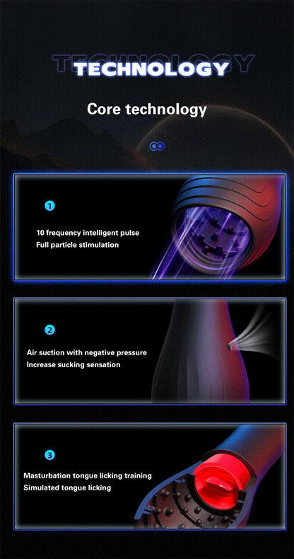 Juguetes sexuales para hombres, masajeador de pene recargable con 10 vibradores, masturbador masculino, retardante de larga duración, entrenador de glande, vibrador para hombre.