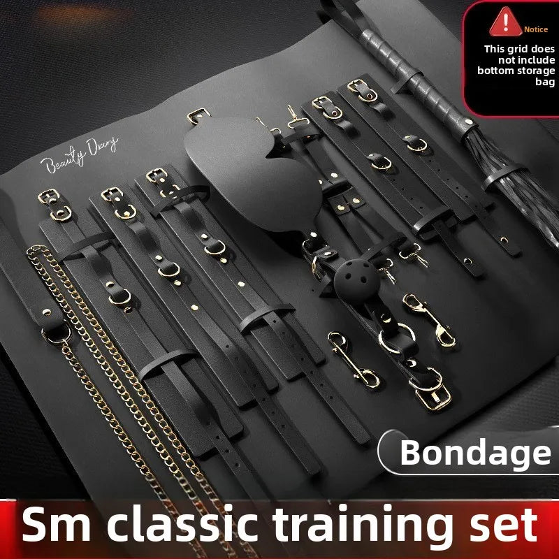 BDSM Sexprodukte für Erwachsene, SM-Sex-Kits, Bondage-Ausrüstung, Halsband, Hintern, Oralsex-Spiel für Paare, Sexuelle Wellnessartikel für Erwachsene, Intimartikel