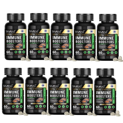 Testosteron-Booster für Männer, Potenzmittel, Steigerung von Energie und Ausdauer, Nahrungsergänzungsmittel für Muskelwachstum, Austern-Maca-Ginseng