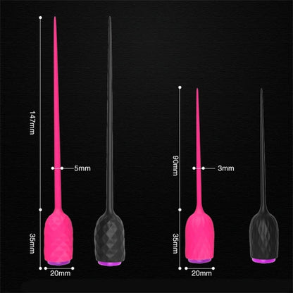 Long Urethral Catheter Vibrator Urethra Sound Dilator Penis Plug Vibrating Male Masturbator Prostate Massager Sex Toys For Men