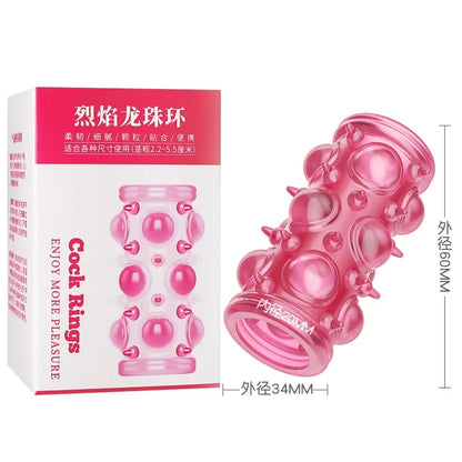 Juguetes sexuales para hombres, masajeador de hiperestimulación, anillo para el pene, retardante de la eyaculación, erección más fuerte, juguetes sexuales, suministros para adultos.