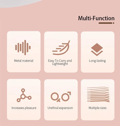 Juguetes sexuales para adultos para hombres, dilatadores de pene, catéteres de acero inoxidable con cabeza lisa, dilatadores uretrales.