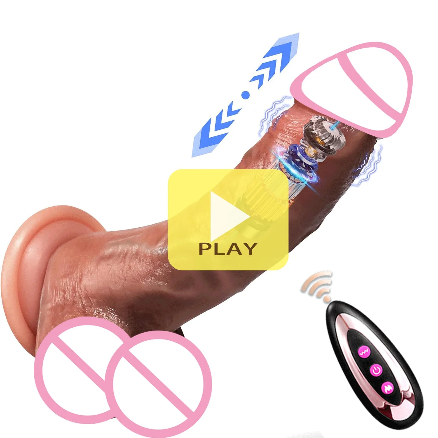 Consoladores realistas con vibración para mujeres, masturbación, juguetes sexuales para adultos, juguetes anales, penetración, penetración anal, consolador vibrador de pene.