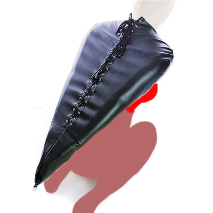 Camisa de fuerza BDSM / Brazalete, Brazalete de cuero de lujo, Guantes de bondage para la espalda, Juguetes sexuales para parejas, Sex Shop