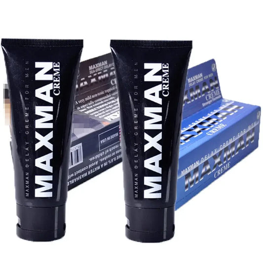 Maxman Max - Aceite para agrandar el pene, crema para aumentar el tamaño del pene, crema sexual para hombres, productos sexuales, 50 g