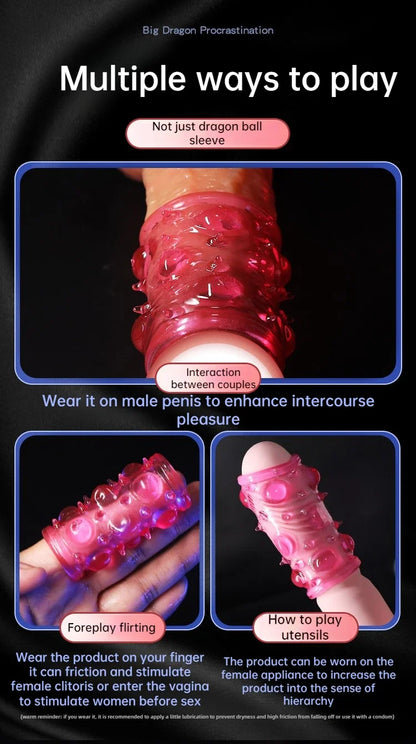 Juguetes sexuales para hombres, masajeador de hiperestimulación, anillo para el pene, retardante de la eyaculación, erección más fuerte, juguetes sexuales, suministros para adultos.