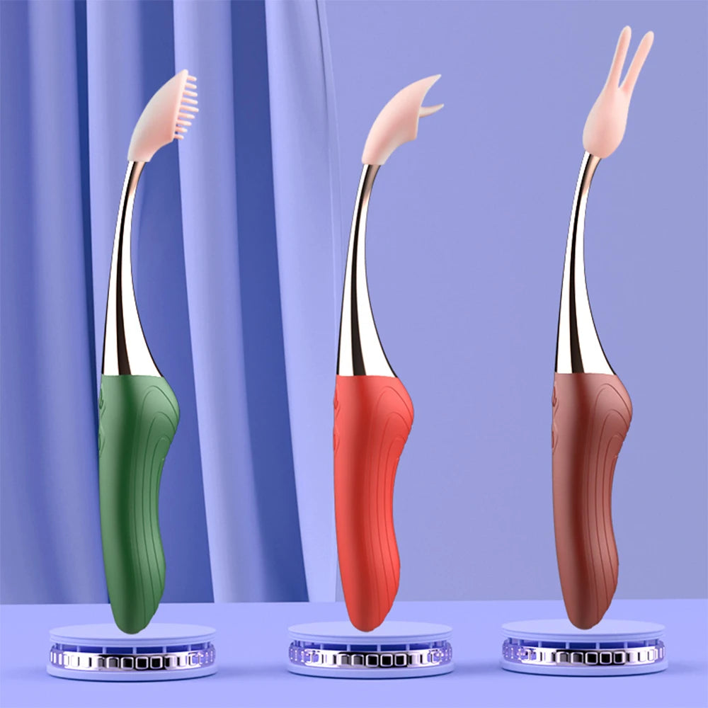 Vibrador de punto G potente de alta frecuencia, estimulador de clítoris y pezón, masturbador, masajeador, juguetes sexuales para mujeres adultas.