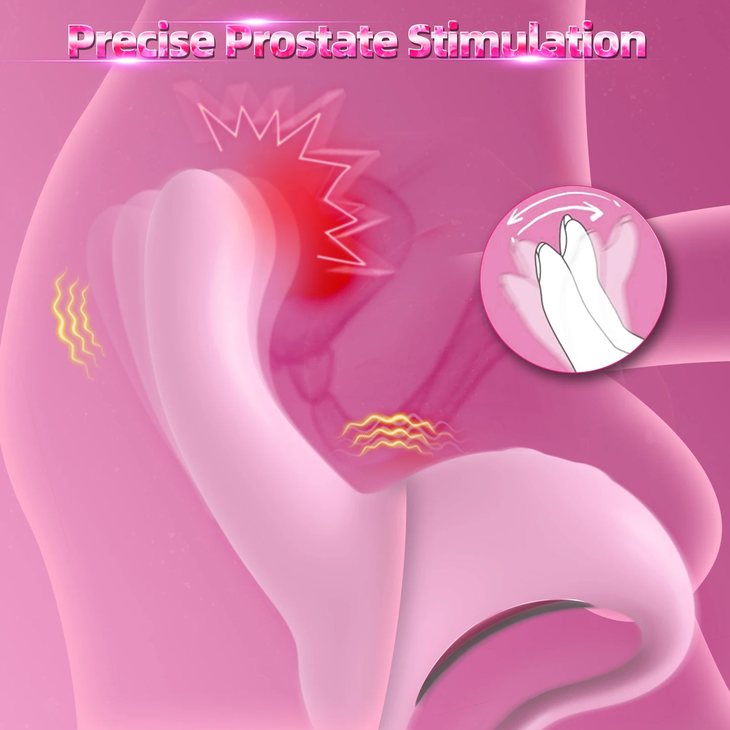 Griff Prostata Massager G-Punkt Finger Vibrator Sex Spielzeug Für Männer Wackeln Männliche Masturbation Stimulator Anal Dildo Für Homosexuell Sissy