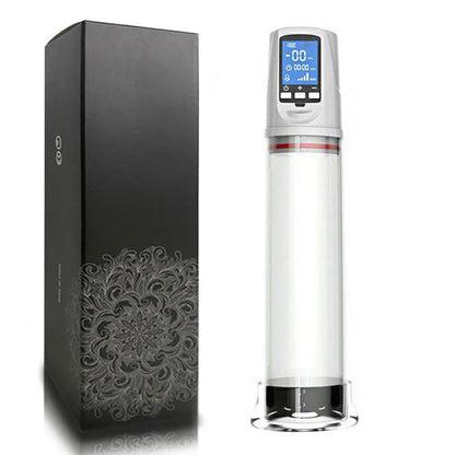 Sexspielzeug für Männer Elektrische Vakuum-Penispumpe Vergrößerung Dick Pump Penis Trainer Extender Verzögerte Ejakulation Masturbator 18+