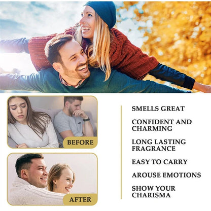 Pheromone Perfume Spray for Men to Attract Women,Long Lasting Glamour Cologne,Sexy Charm Fragrance,Social Dating Seductive Scent