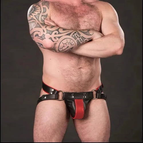 2024 Lencería sexy para hombre, suspensorio, pantalones exóticos, arnés de cuero, lencería sexy, BDSM, bondage, fetiche, gays, hombre, escenario, ropa de discoteca