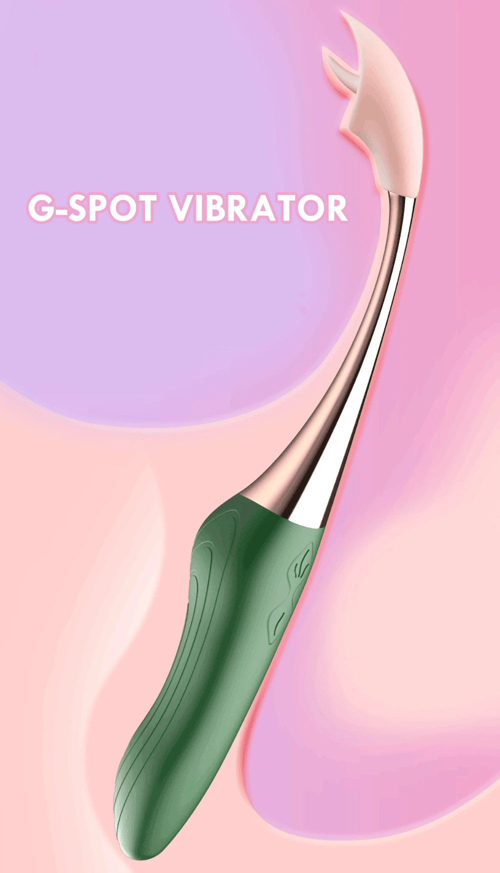 Vibrador de punto G potente de alta frecuencia, estimulador de clítoris y pezón, masturbador, masajeador, juguetes sexuales para mujeres adultas.