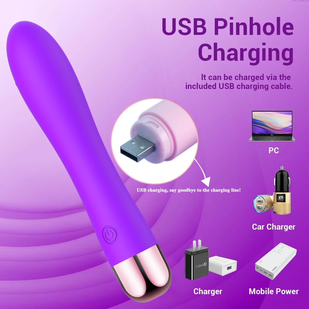 Vibrator Vibrating for Vagina Stimulation Rechargeable G Spot Dildo Vibrator Massage 10 Vibration Patterns Sex Toy for Adult 18+