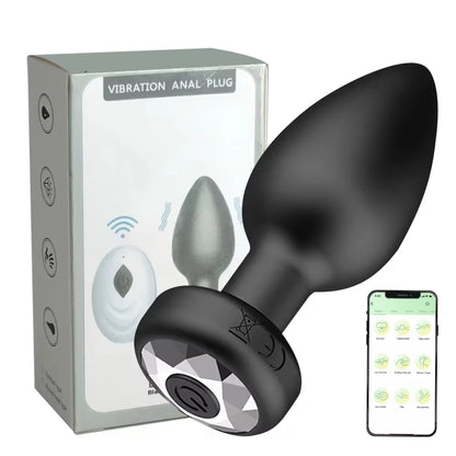 Vibrador anal para hombre con 10 vibraciones y control inalámbrico, juguete sexual para parejas, masajeador de próstata, productos para adultos y homosexuales.