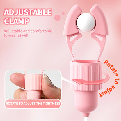 Juguetes sexuales para mujeres, masajeador de pecho para parejas, pinzas para pezones de 12 frecuencias, pinza para clítoris, vibrador para pezones, estimulación del clítoris.