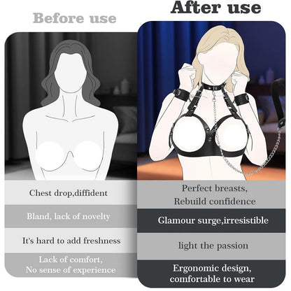 BDSM Pussy Handschellen Sexspielzeug Spiele für Paare Sklavengeschirr Manschetten Bondagegurte Erotischer Gehorsam Drehen Weibliche Sex-Kits