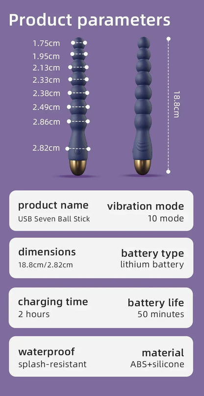 Vibrador para sexo anal, estimulador de clítoris y vagina para mujeres, tapones anales vibradores, masajeador de próstata masculino, juguete sexual para el ano, juguete sexual para parejas.
