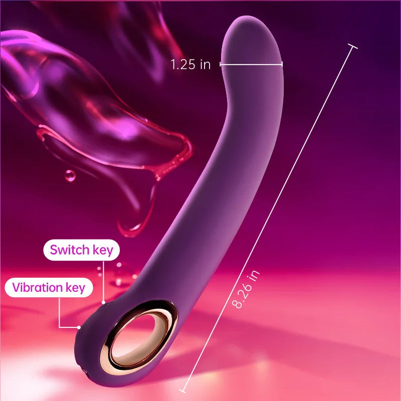 Consolador vibrador potente con vibración multifrecuencia, resistente al agua, estimula el punto G y el clítoris. Productos para adultos. Masajeadores vibratorios para mujeres.