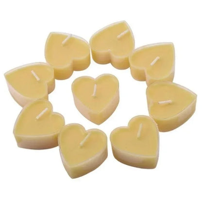 Juego de 9 velas creativas en forma de corazón, velas románticas de cumpleaños, velas para enamorados, velas para cenas de propuesta.