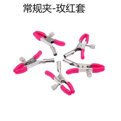 Pinzas para pezones BDSM, juegos para adultos, pinzas para pezones para mujeres, accesorios estimuladores, masajeadores, juguetes sexuales de bondage para mujeres y parejas.