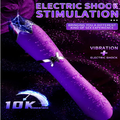 10 frequency vibrator stimulates G-spot, clitoris, massager, anal and vaginal vibrator, female sex toy