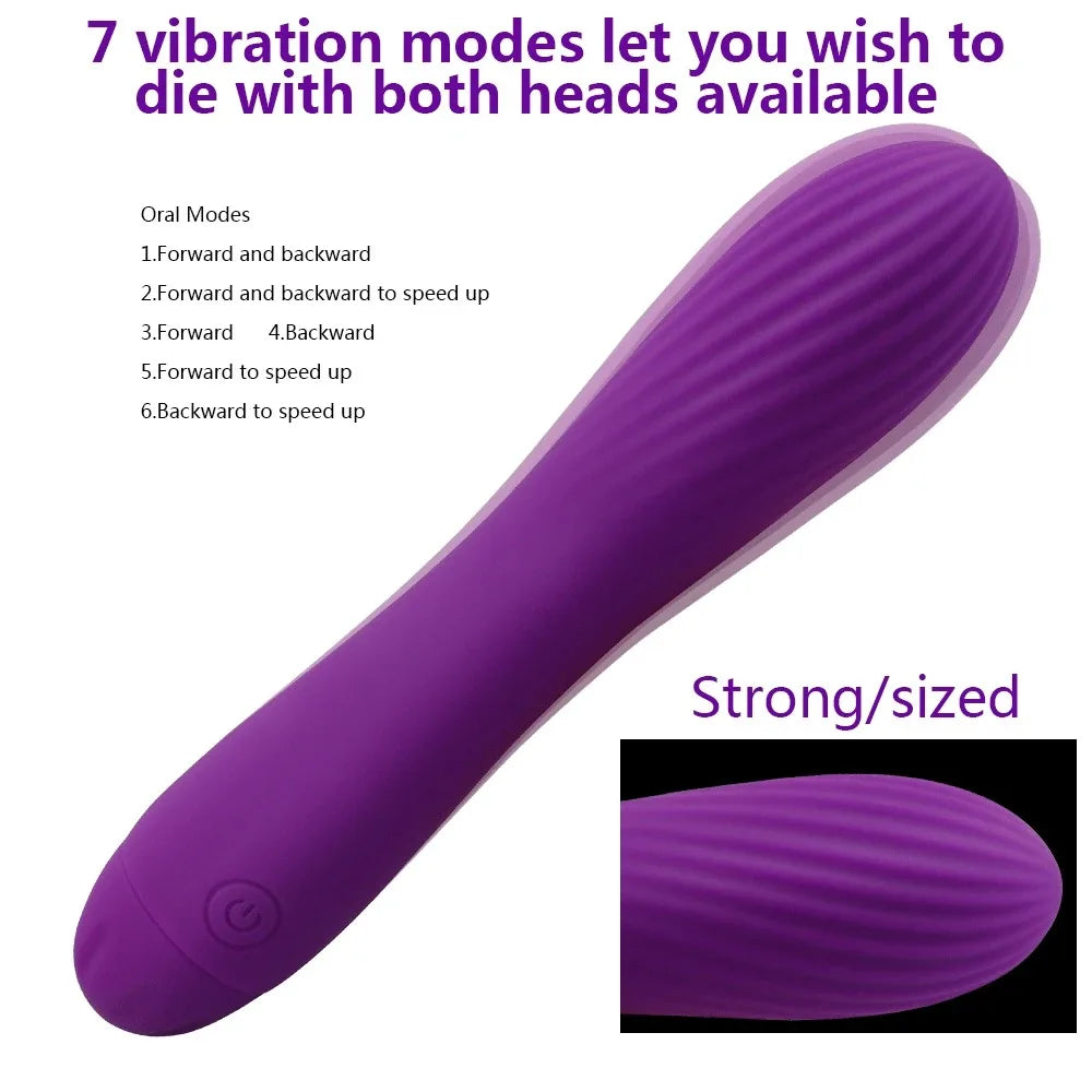 Vibrador potente para punto G, vibrador AV, consolador recargable, masajeador, estimulador de clítoris, masturbación, juguete sexual erótico para mujeres.