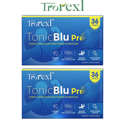 36-360 Pastillas Azules, Producto de Salud para Hombres, Fórmula Clínicamente Probada