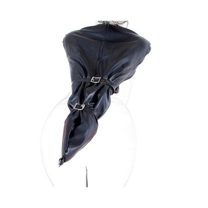 BDSM Sex Bondage Armbinder, Zwangsjacke hinter dem Rücken, SM Leder Armbinder Fessel, abschließbarer Sklavenhandschuh mit Schultergurt