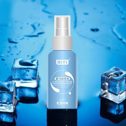 50 ml antibakterielle Sexspielzeug-Reiniger-Desinfektionsflüssigkeit für die sichere Reinigung des Vibratorkörpers, Sprühflasche, Sterilisation von Sexprodukten