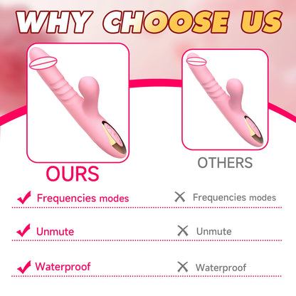 Vibrador para mujeres, estimulador de clítoris, punto G, masajeador vaginal, consolador oscilante, juguetes sexuales para mujeres.