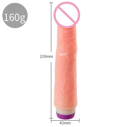 Vibradores para mujeres, producto sexual, vibrador, consolador, juguetes sexuales para mujeres, consolador realista, pene grande, suave, vibrador, masajeador de vagina.