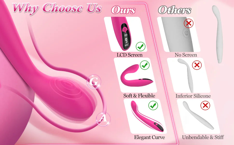 9 vibrierende LCD-Display-Vibratoren für Frauen Vagina G-Punkt Klitoris Titten Anal Stimulator Massagegerät Bullet Erwachsene Sexspielzeug für Paare