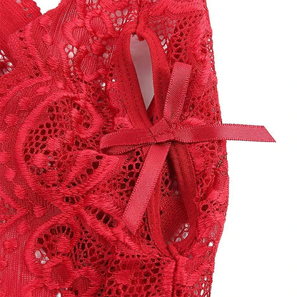 Lencería transparente para mujer, ropa interior erótica súper sexy, pijamas sexuales sin entrepierna, pijamas de encaje pornográficos, body, atuendo sexy