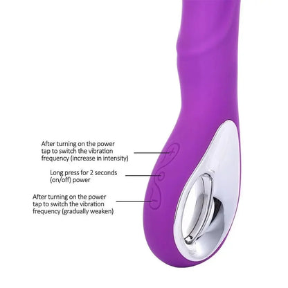 Doppelmotor-Vibrator, 10-Frequenz-Dildo, weiblicher Anal-Vagina-Klitoris-Masturbator, Erwachsene, Sexshop, vibrierendes Sexspielzeug für Frauen