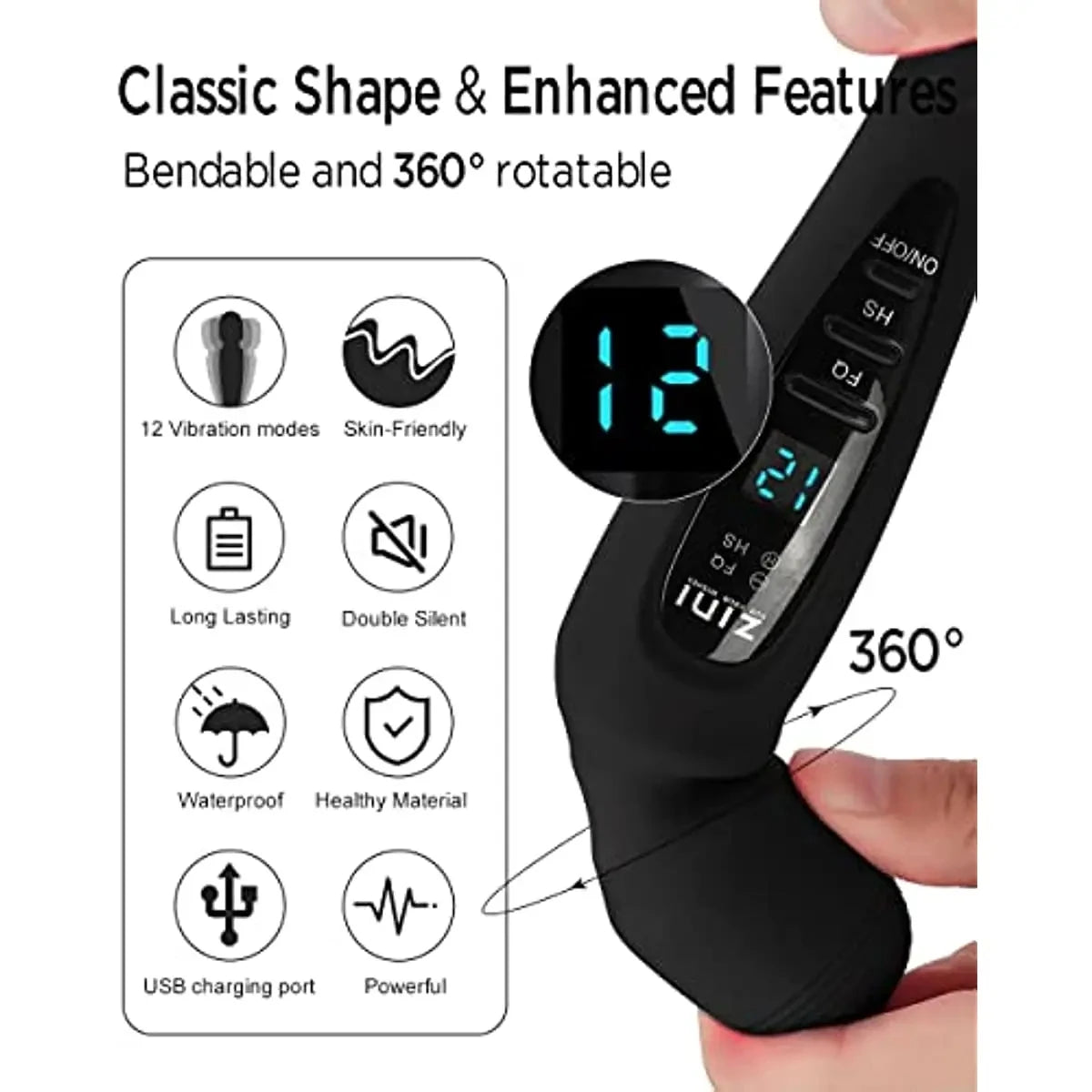 Potentes vibradores de clítoris para mujeres, varita vibradora, consolador, máquina sexual, juguete para adultos, masturbación femenina, masajeador de orgasmos del punto G.