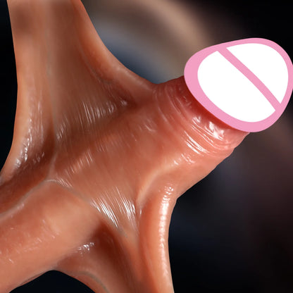 Dildos con chorros, eyaculación a través del escroto, pene con chorros, pene realista, orgasmos vaginales femeninos.