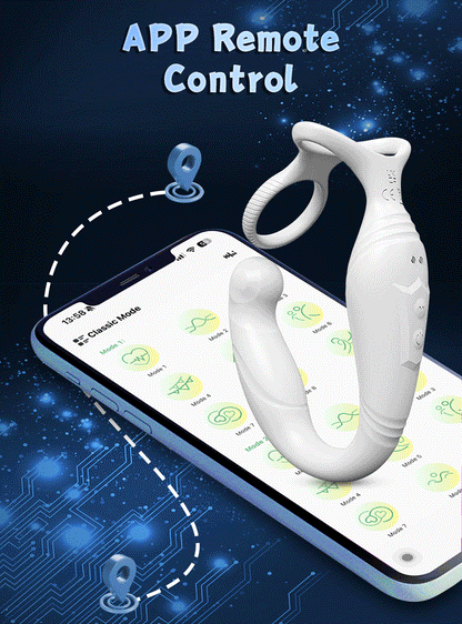 Männliches Sexspielzeug, rotierender Vibrator für Männer, Prostata-Massagegerät, Doppel-Penisring, Penisringe, Anal-Vibrator, Anal-Plug, Anal-Spielzeug für Männer