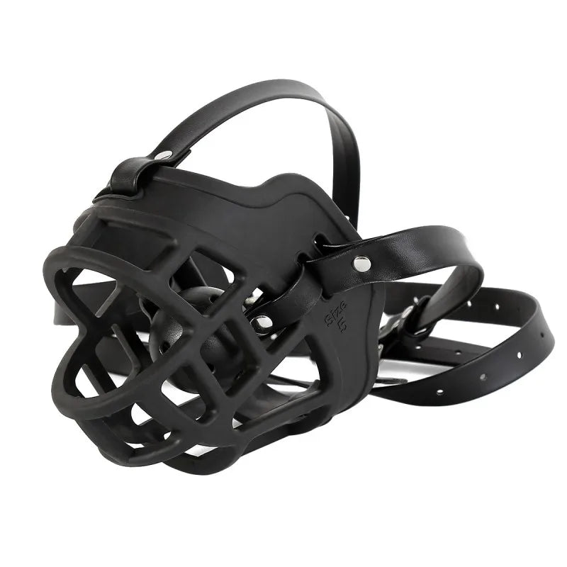 BDSM-Gesichtsmaske aus hohlem Netzgewebe mit offenem Mund und Ballknebel für Fetisch-Sklaven für Paare, Spiele für Erwachsene, Bondage-Fesseln, Cosplay-Sexspielzeug