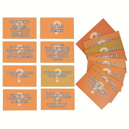 Couples Adultopoly Board Game For Sex Toys Date Night Couple Game Card Board Game Props For 1 Set Adults Sex Game Board