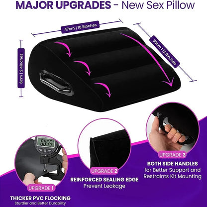 Large Sex Pillow Bdsm Sex Toys for Couples Bed Sexual Toys Sextoy Sextoys Tooys for Man Wedge Inflatable Couple Cushion Supplies